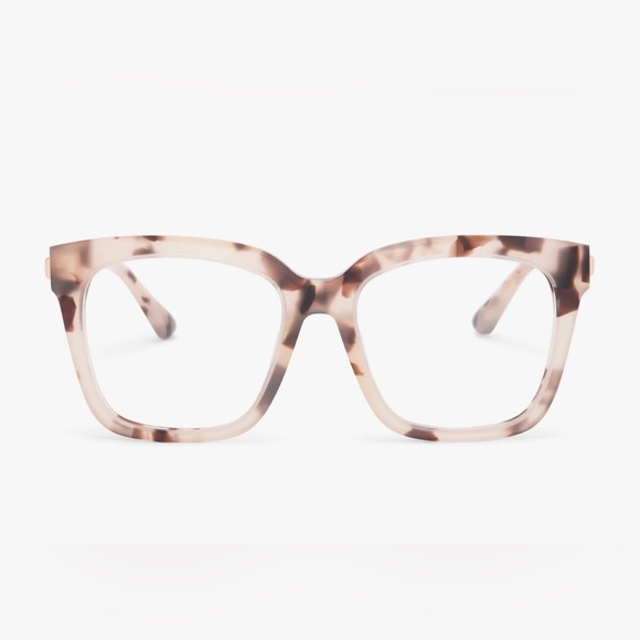Diff Eyewear - Bella in cream tortoise blue light technology glasses. NEW! - Picture 1 of 2